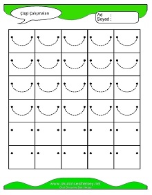 Çizgi Çalışma Sayfaları